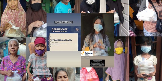 Bahtera Donates a Full Week Food Supply for 60 People in Collaboration with Kita Peduli